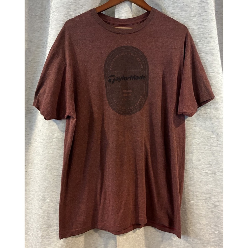 TaylorMade Golf Carlsbad‎ T-Shirt Brick Red Size XL